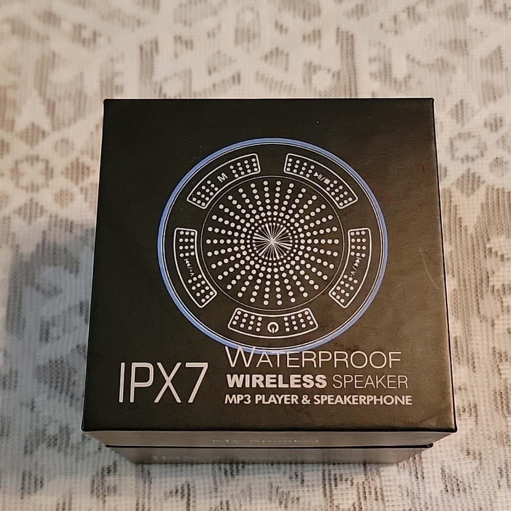Wireless Speaker IPX7 MP3 Player LED Indoor Outdoor